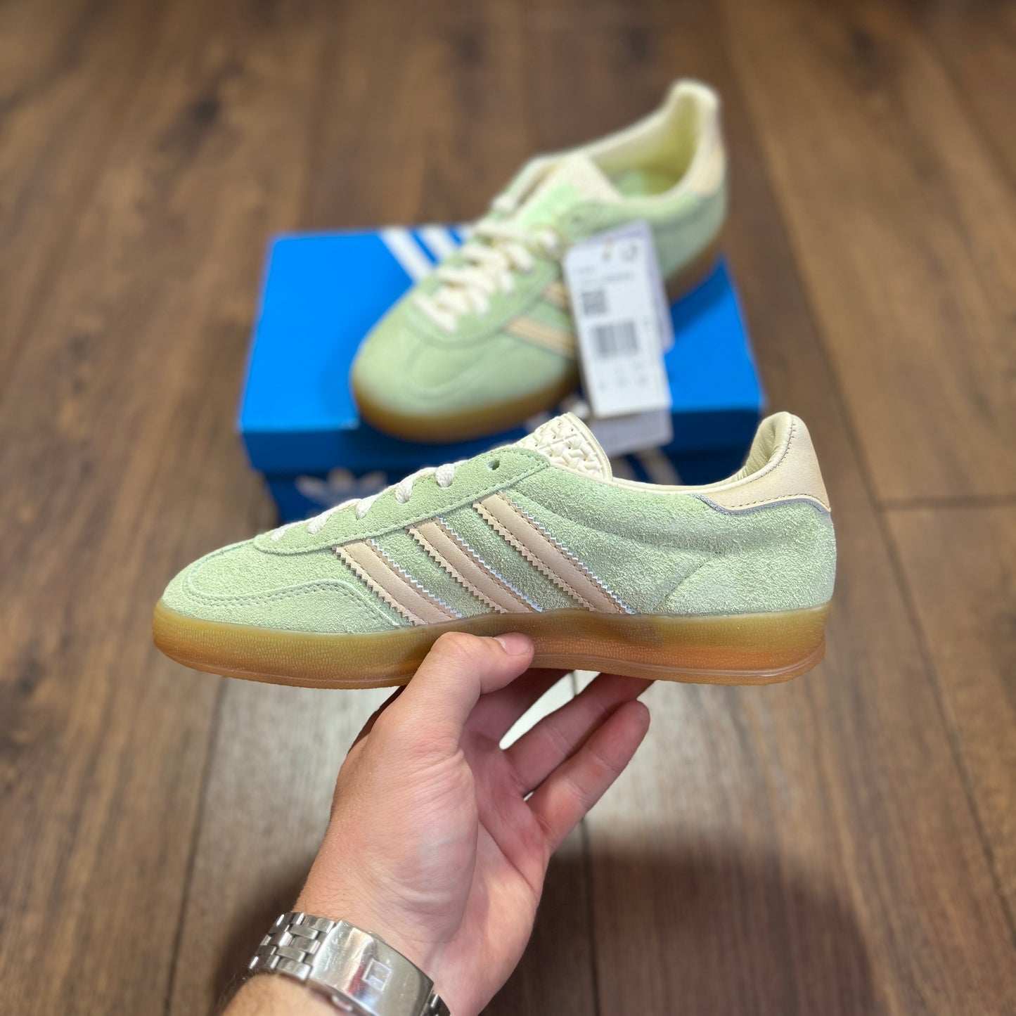 Adidas Originals Gazelle Indoor “Semi Green Spark”
