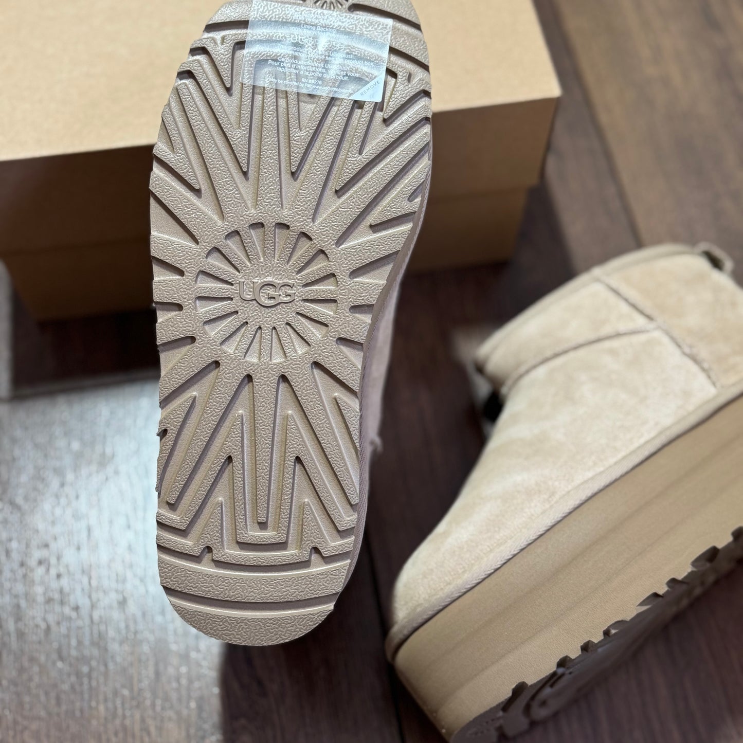 UGG Ultra Mini Platform “Sand”