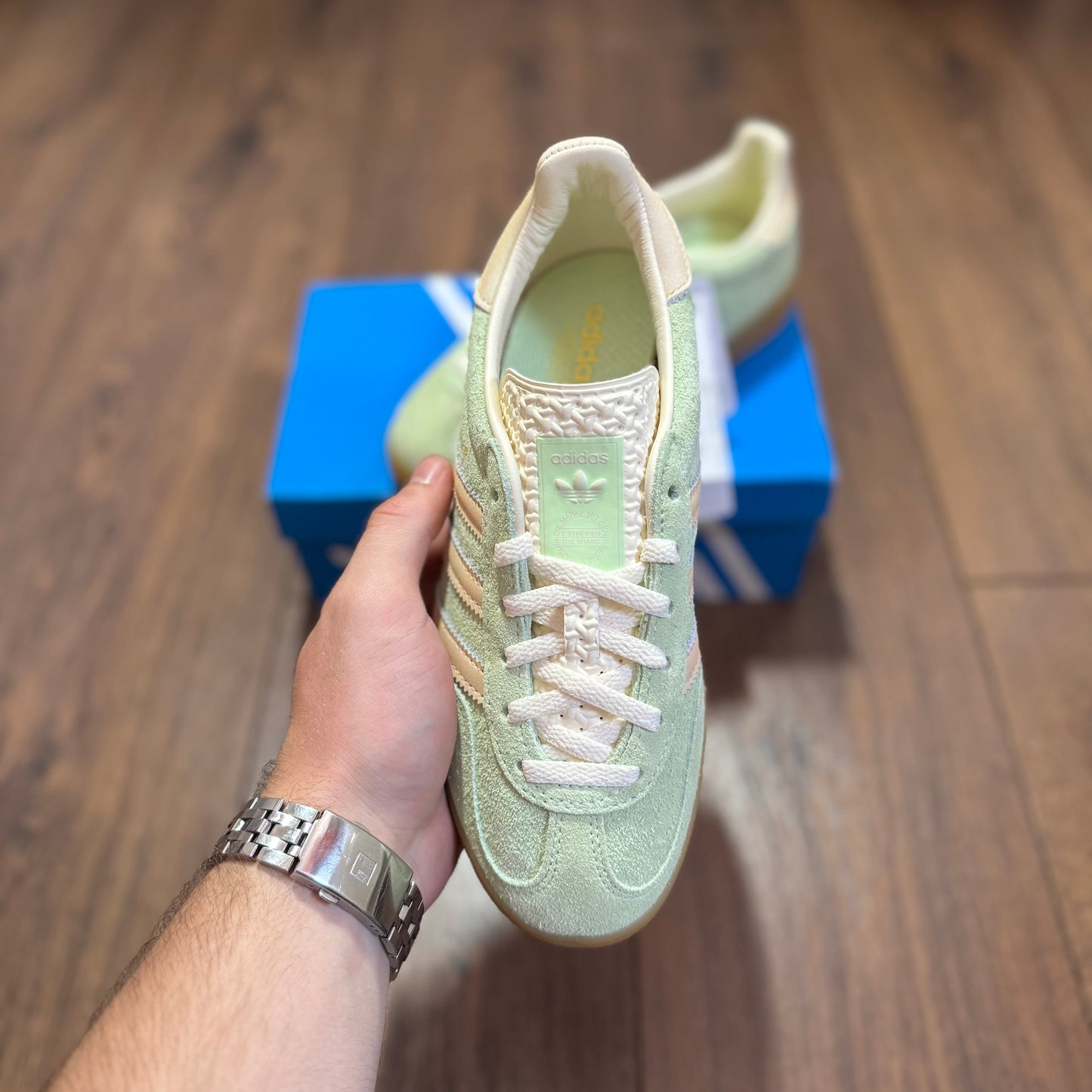 Adidas Originals Gazelle Indoor “Semi Green Spark”