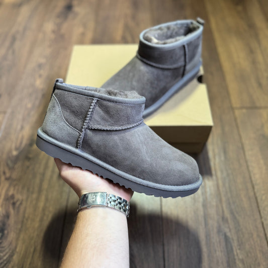 UGG Ultra Mini Kids “Stone Grey”