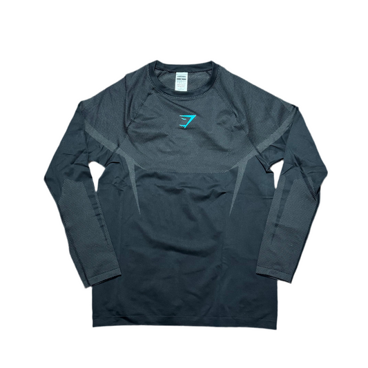 Gymshark Onyx 5.0 Long Sleeve Compression Shirt “Midnight”
